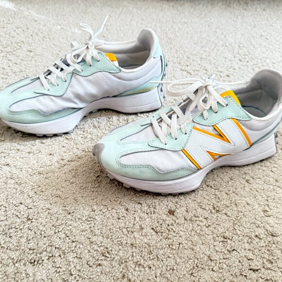 Authentic NEW BALANCE WS327FM Summer Fog Women's Multi-Colors Sneakers Sz.7.5 - Picture 1 of 12